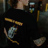 BURNING C-NOTES MENS T-SHIRT